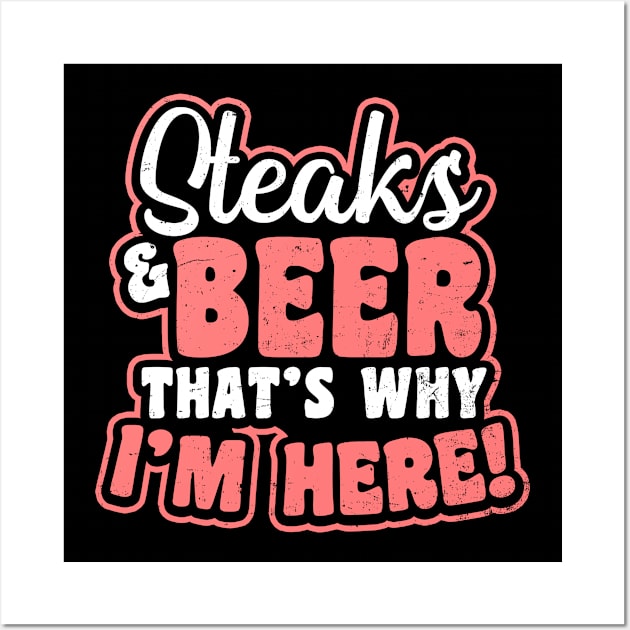 4th Of July 2020 Shirt | Steak And Beer Gift Wall Art by Gawkclothing